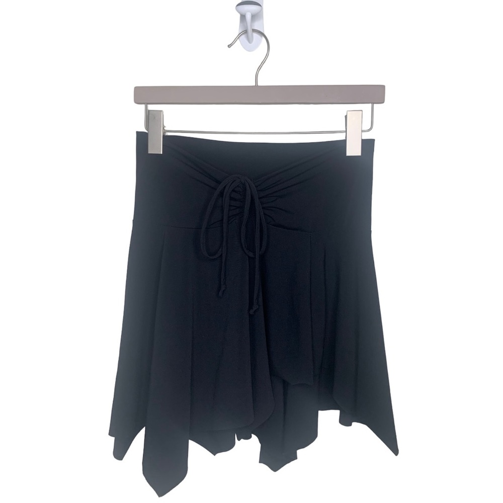 Black Flare Halter Top